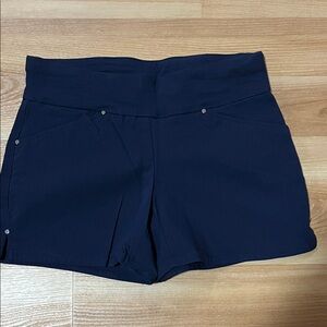 INC International Concepts Women's Dark Blue High Waist Shorts